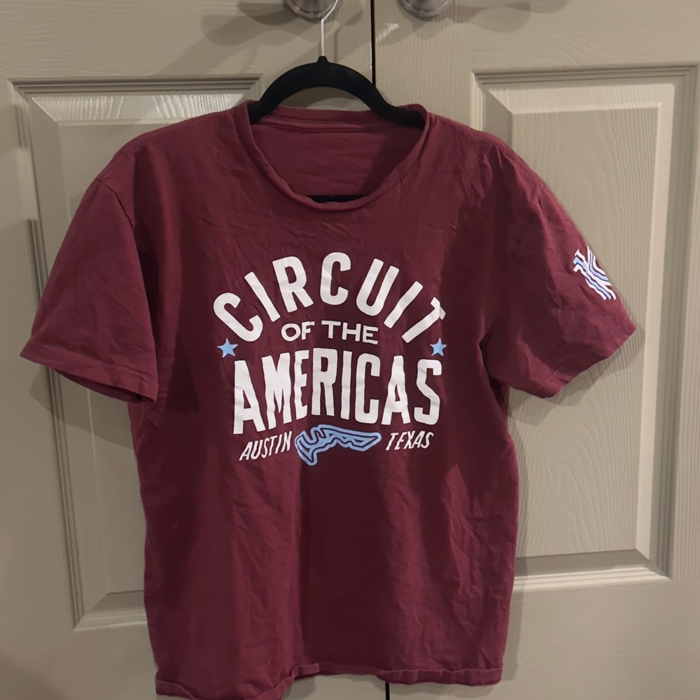 Circuit of the Americas Maroon T-Shirt